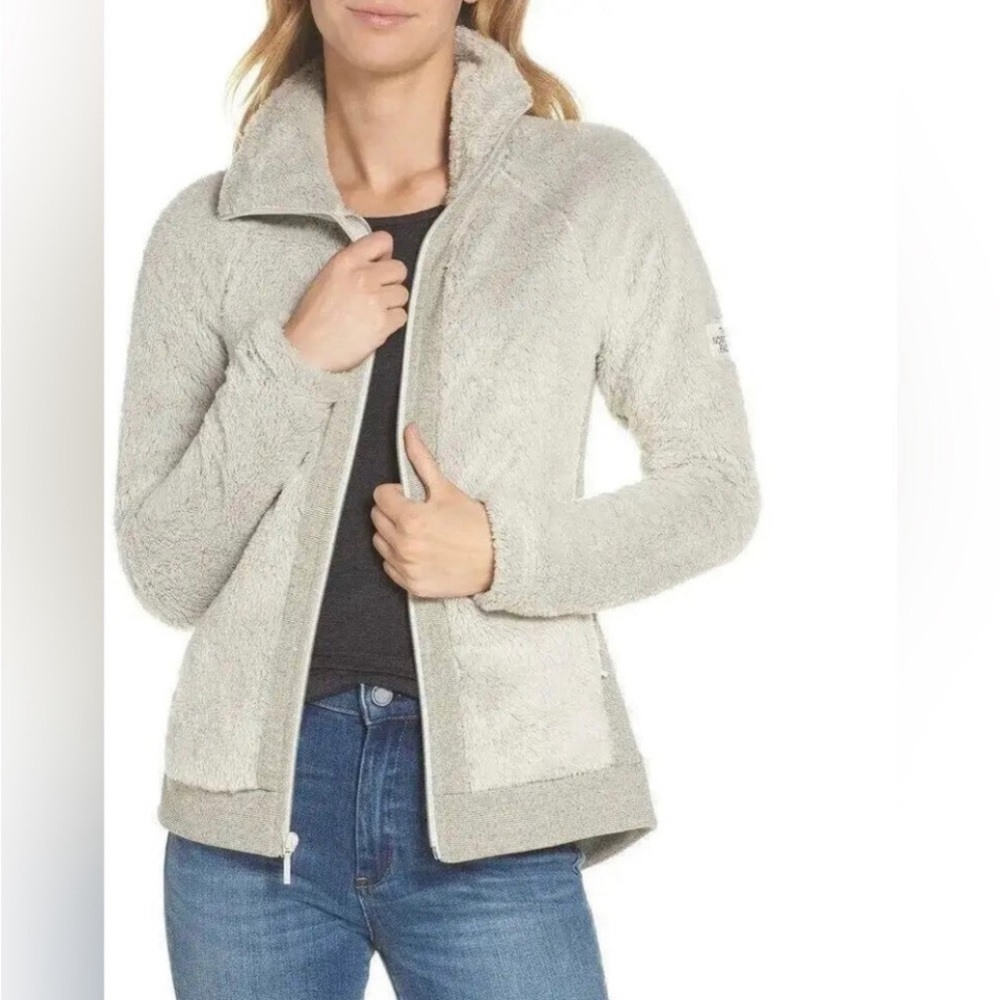 The North Face Jacket Womens Furry Fleece Full Zip Soft Cozy Midweight Coat sz S